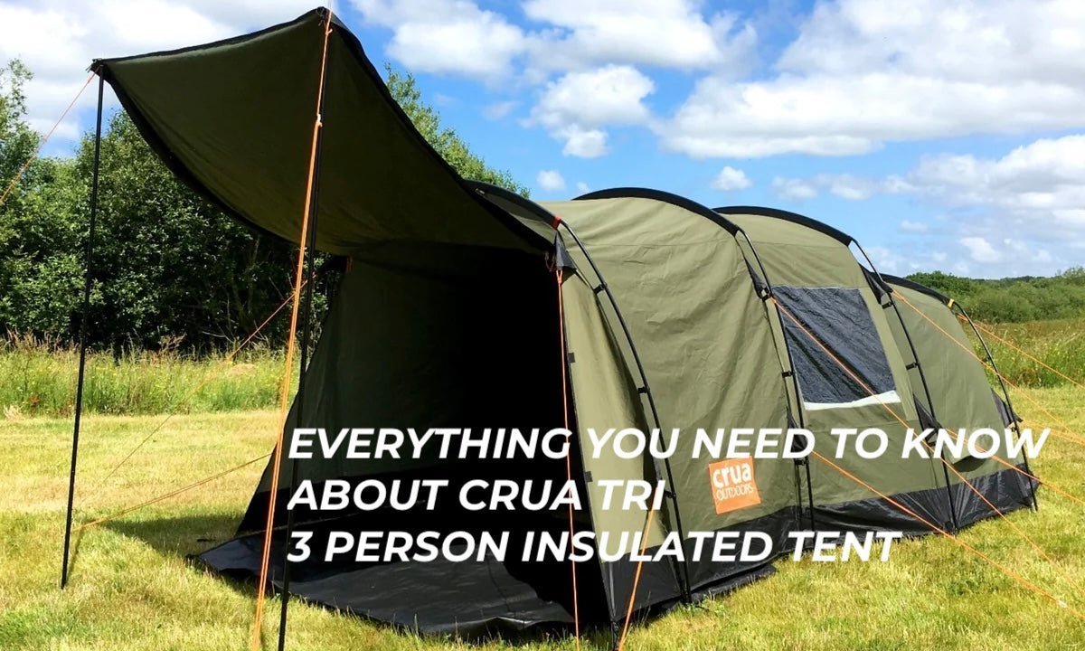 Everything you need to know about Crua Tri 3 person insulated tent..