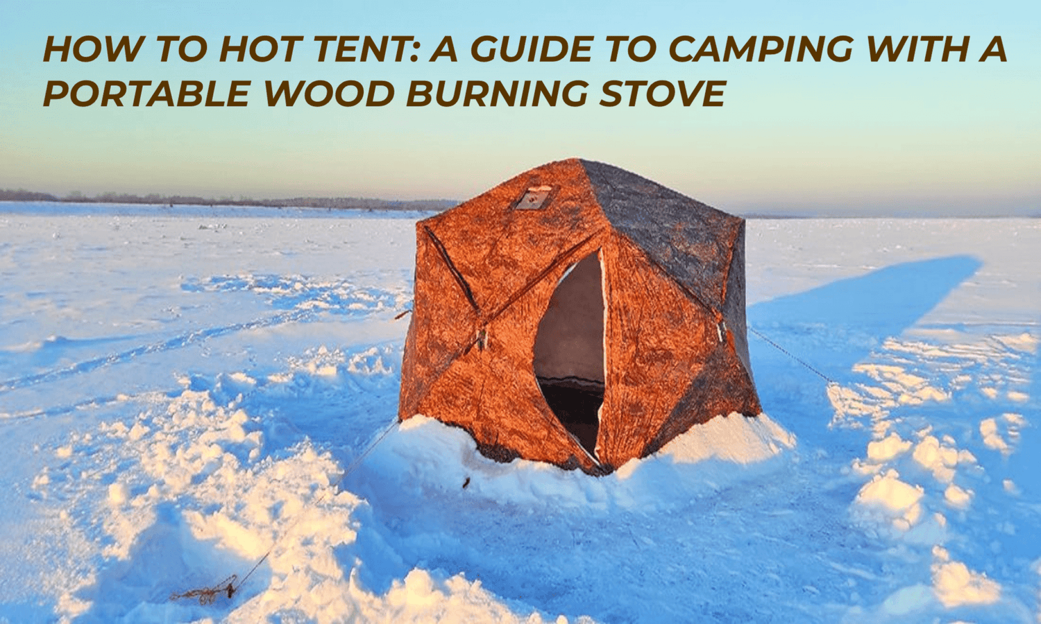 A Guide To Camping With A Portable Wood Burning Stove..