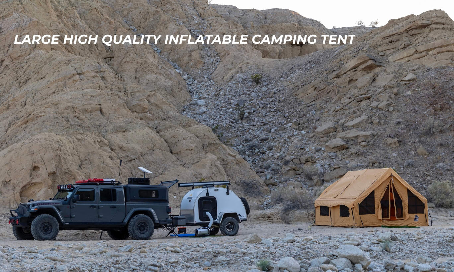 Large high quality inflatable camping tent