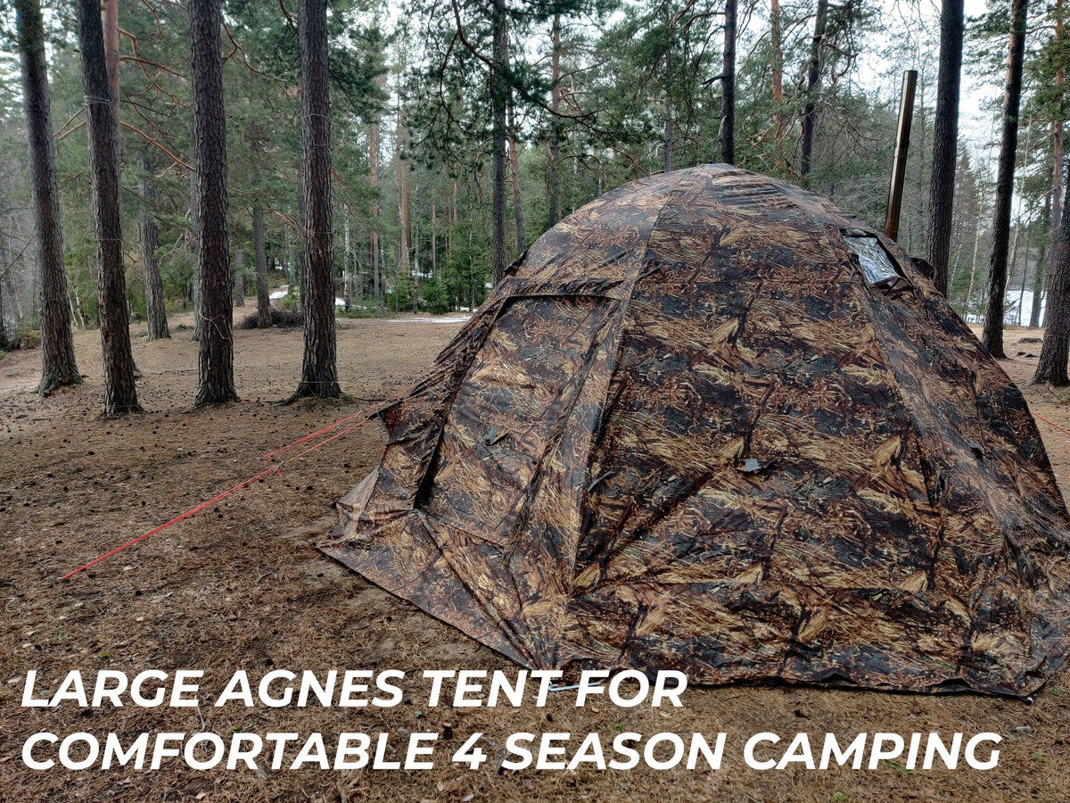 ️⃣ 4 season tactical tent