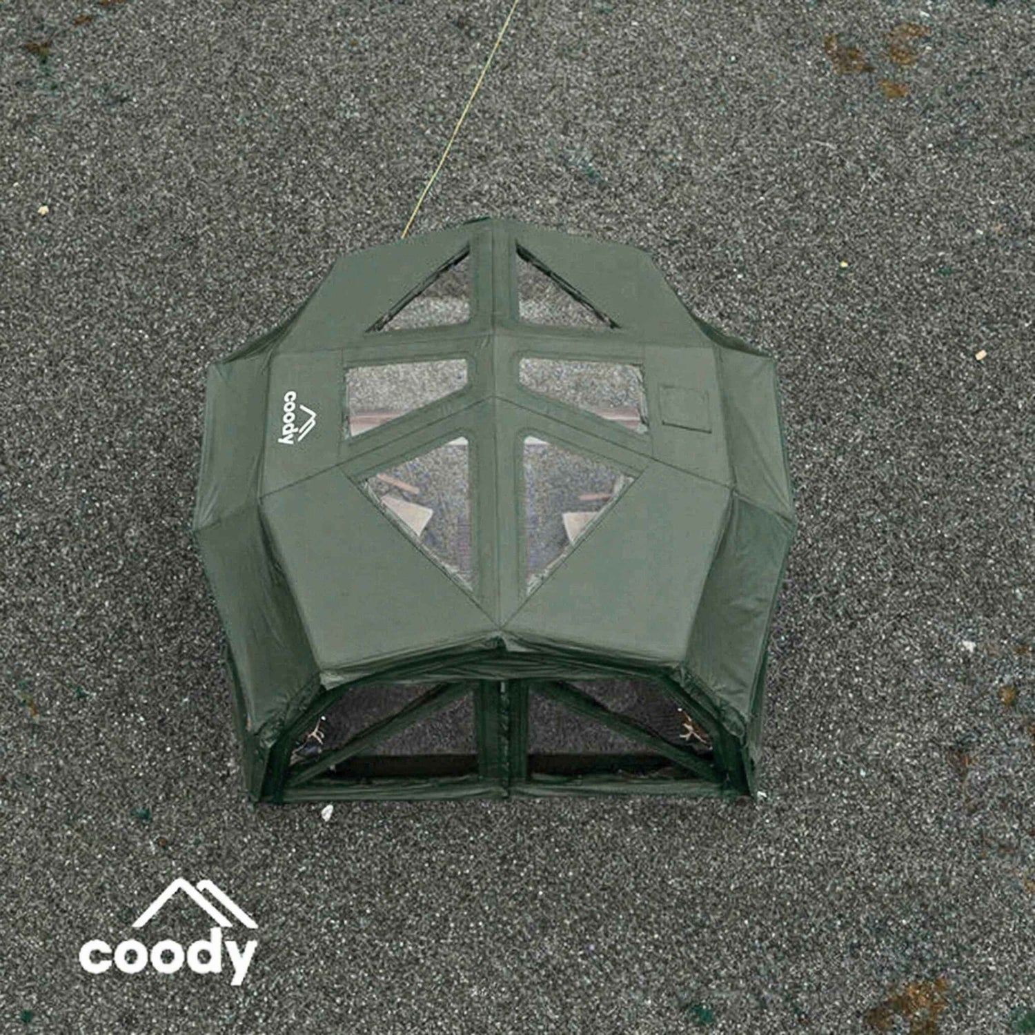 Coody Hub Pro Forest Green - Inflatable Tent for Camping (2-6 Person) - RBM Outdoors