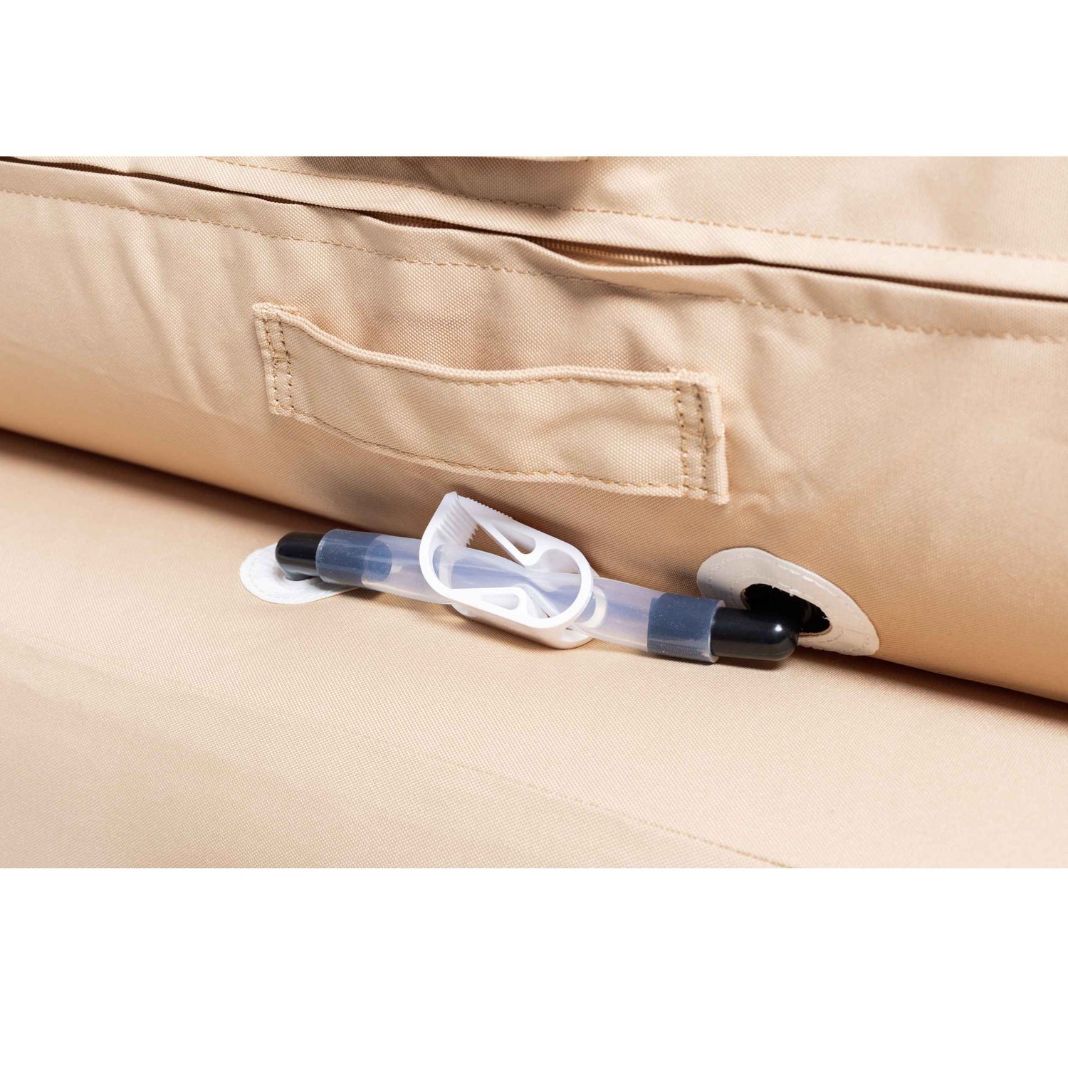 Coody inflatable camping couch with removable washable cover