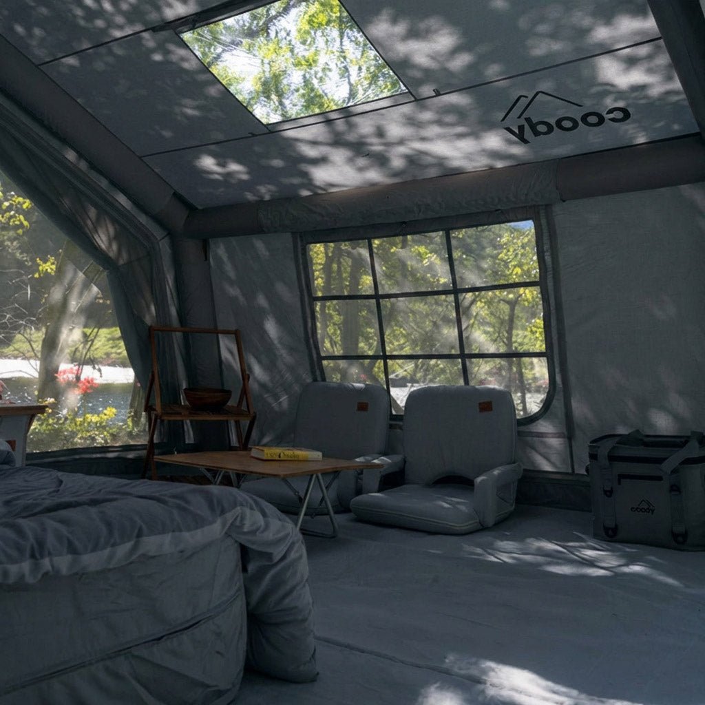 Coody 10.0 Gray Inflatable Tent House for Camping (2-4 person)
