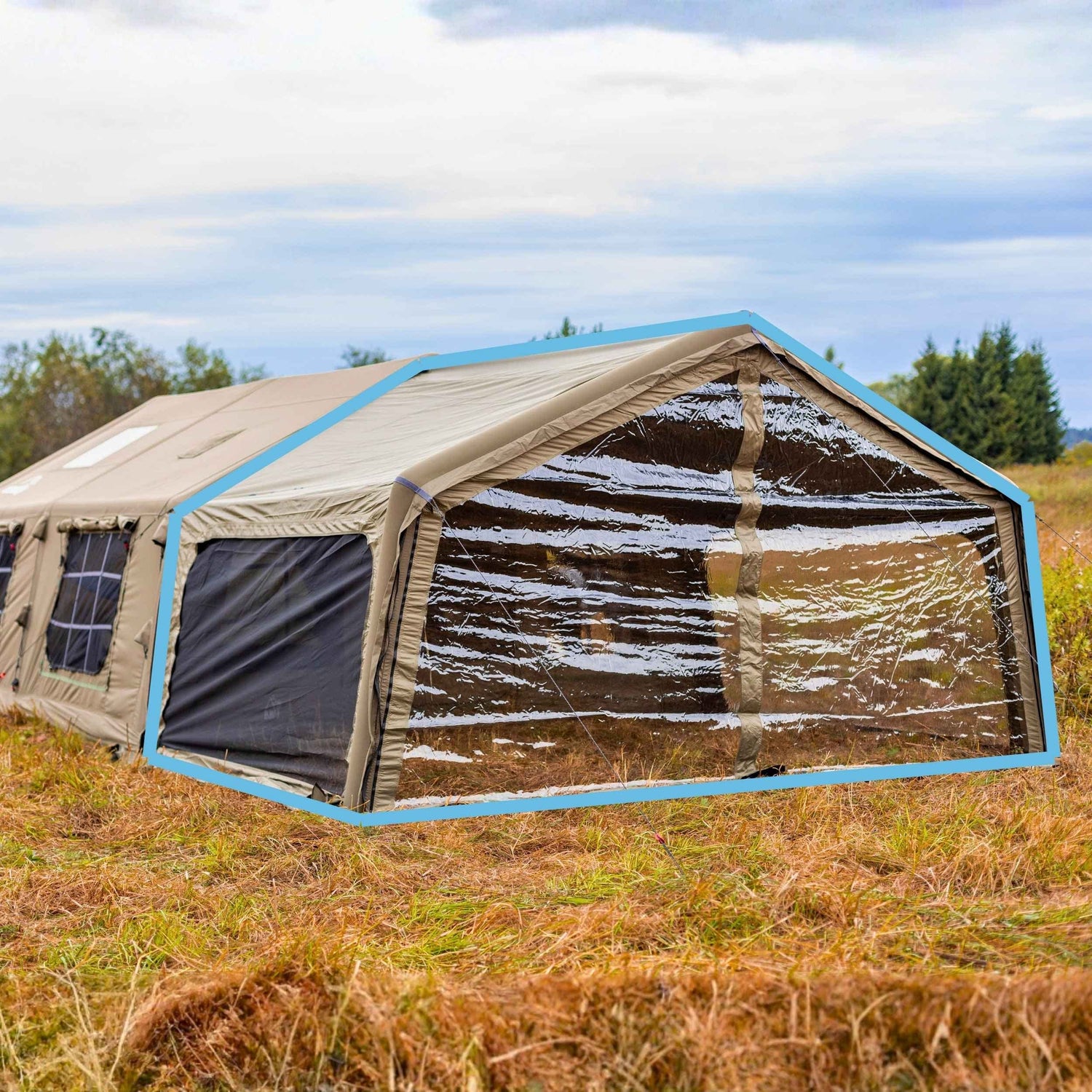 Coody AirTarp Forest Green - Inflatable Canopy for Tent 17.2, 13.6, Hub, 10.0 - RBM Outdoors