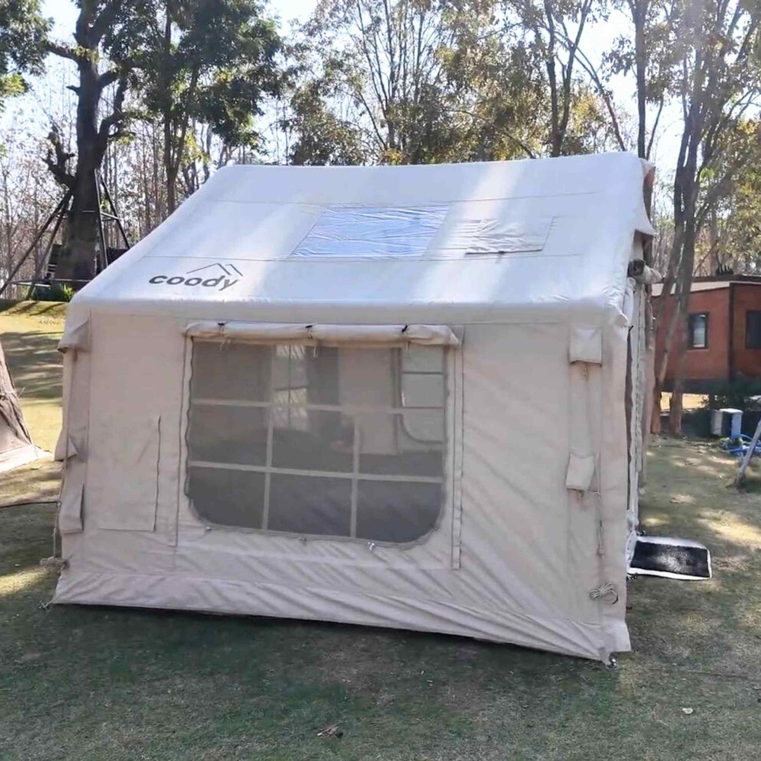 Coody 8.0 Beige Inflatable Tent House for Camping (1-4 person)