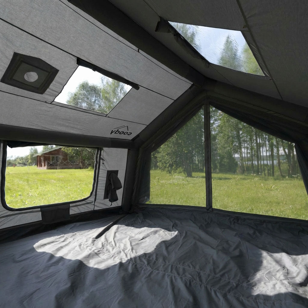 Coody 10.0 Gray Inflatable Tent House for Camping (2-4 person) - RBM Outdoors