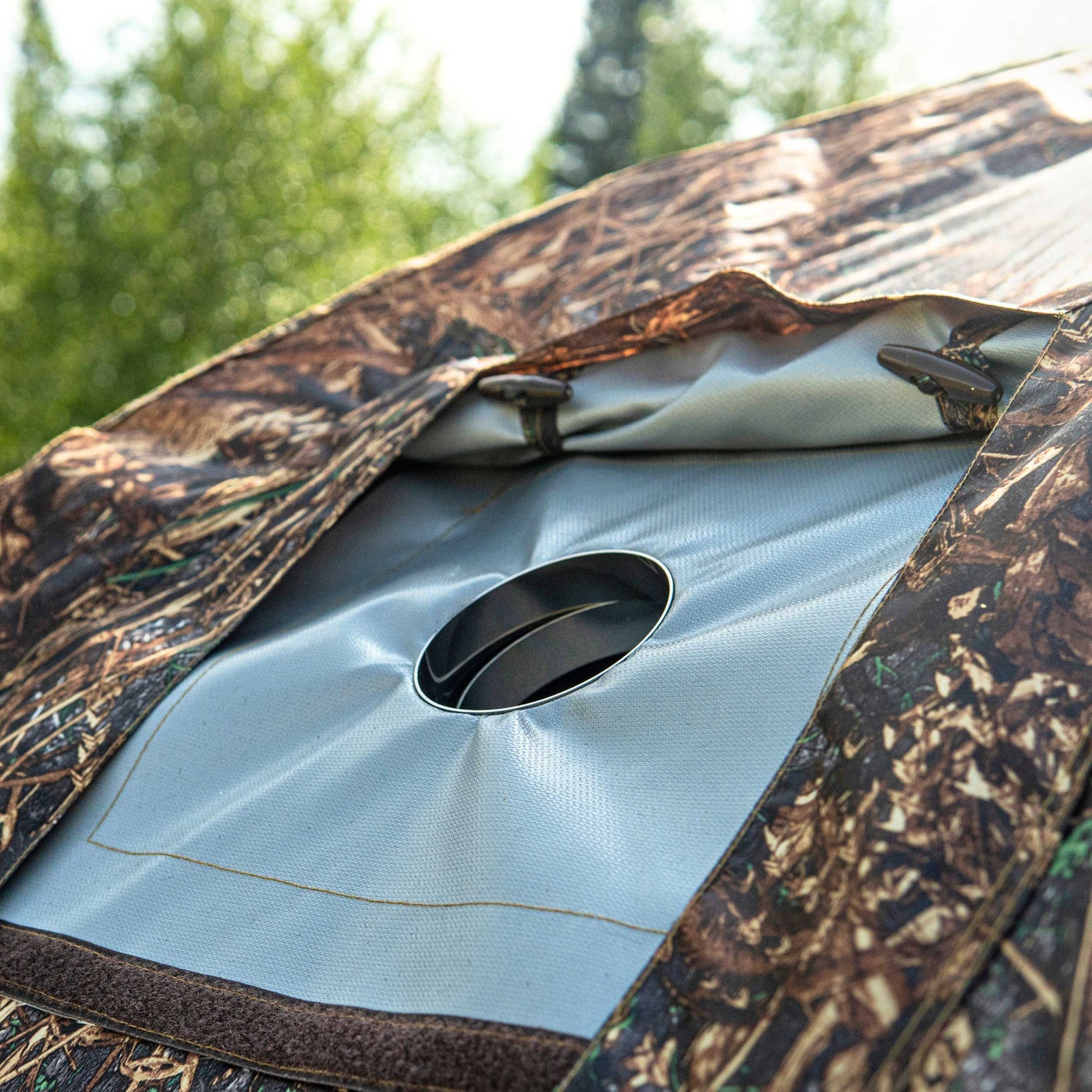 RBM Outdoors UP-2 - All-Seasons Double Layer Hot Tent for 2-4 person