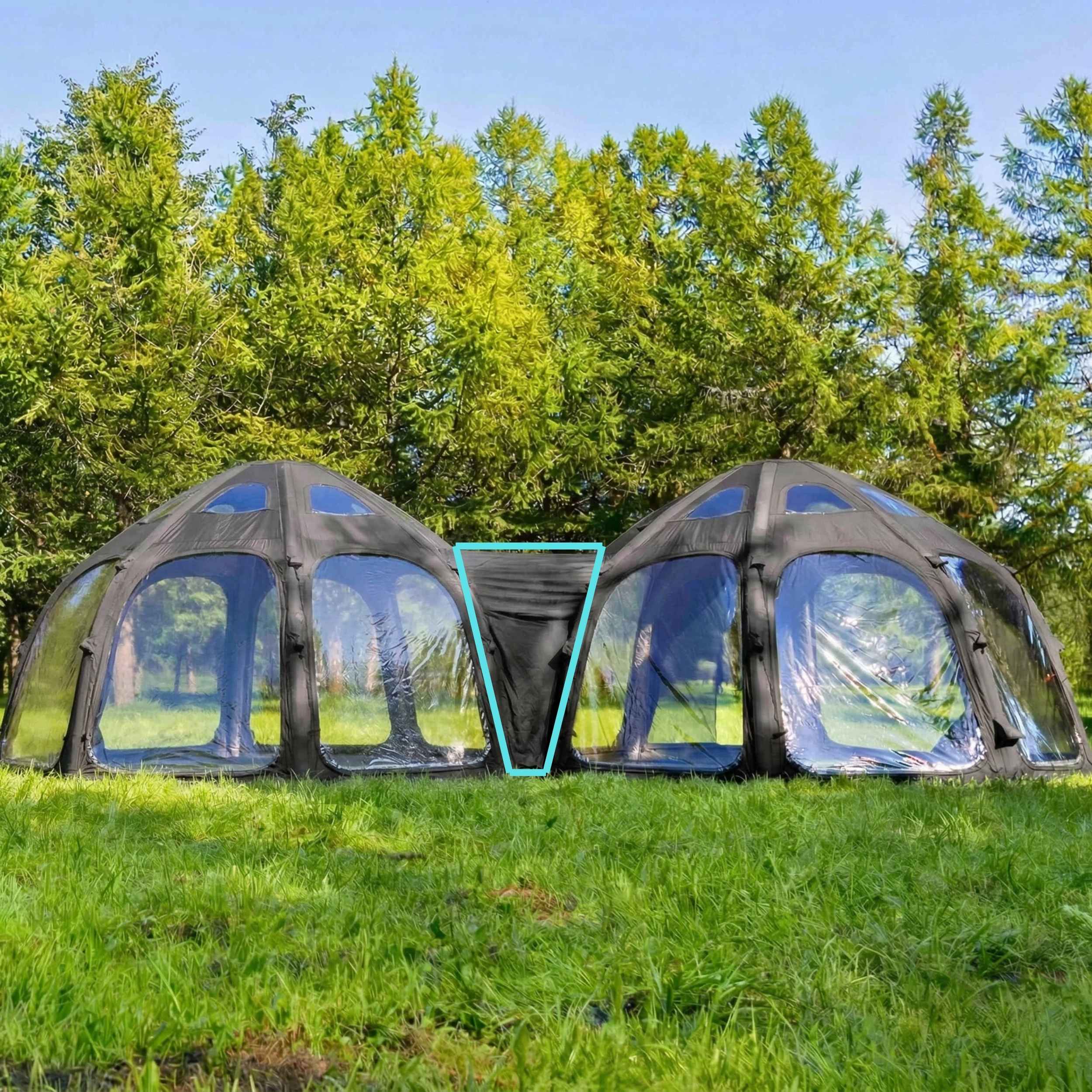 blow up tent uk Coody Connector Aurora Dome-to-Aurora Dome (Black)
