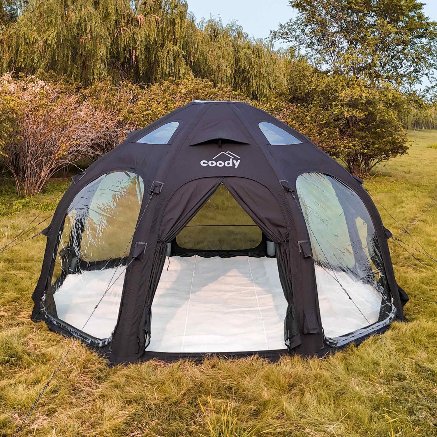 Coody Aurora Dome | RBM Outdoors Inflatable tent Octopus Black for 2-4 person