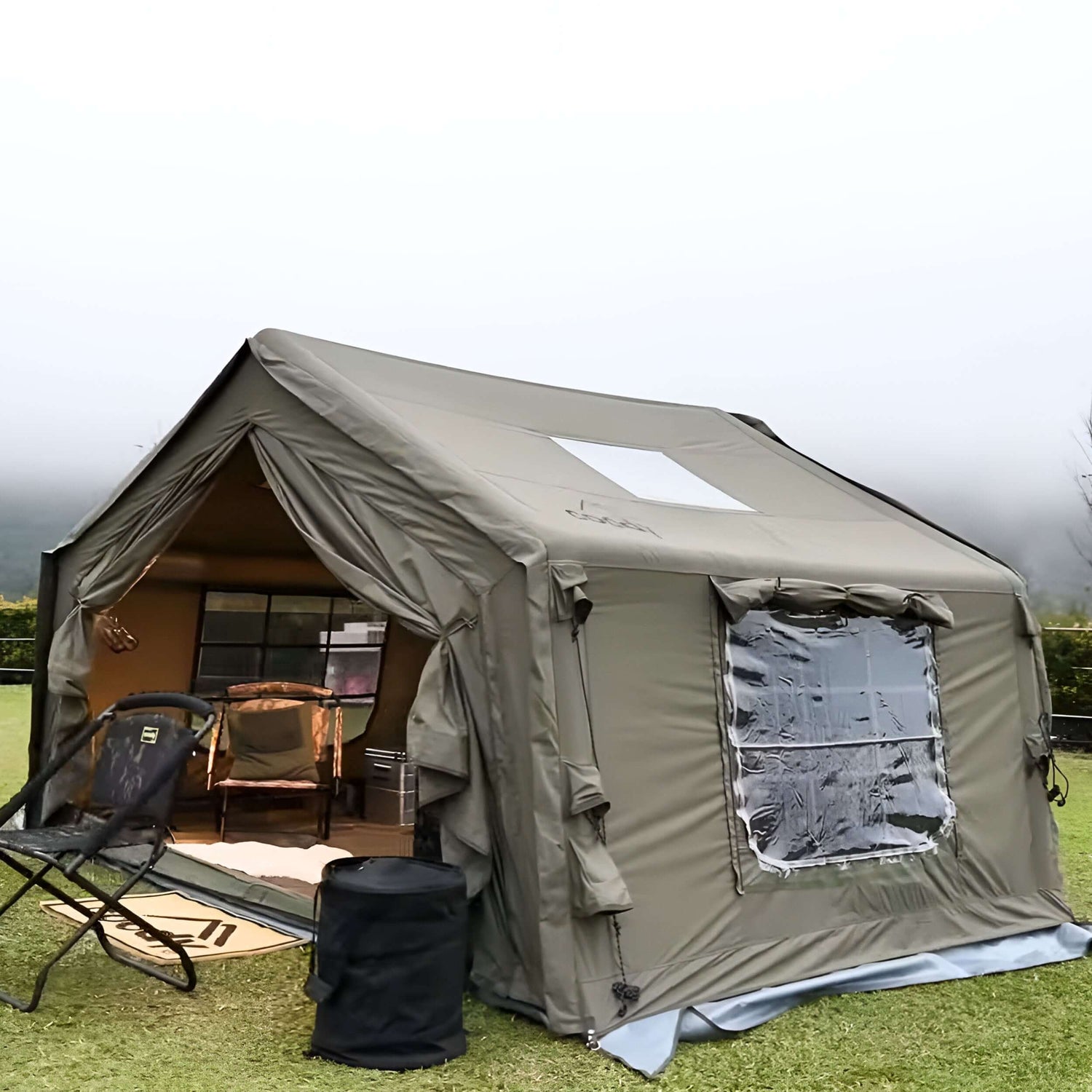 Coody 10.0 Forest Green Inflatable Tent for Camping (2-4 person) - RBM Outdoors