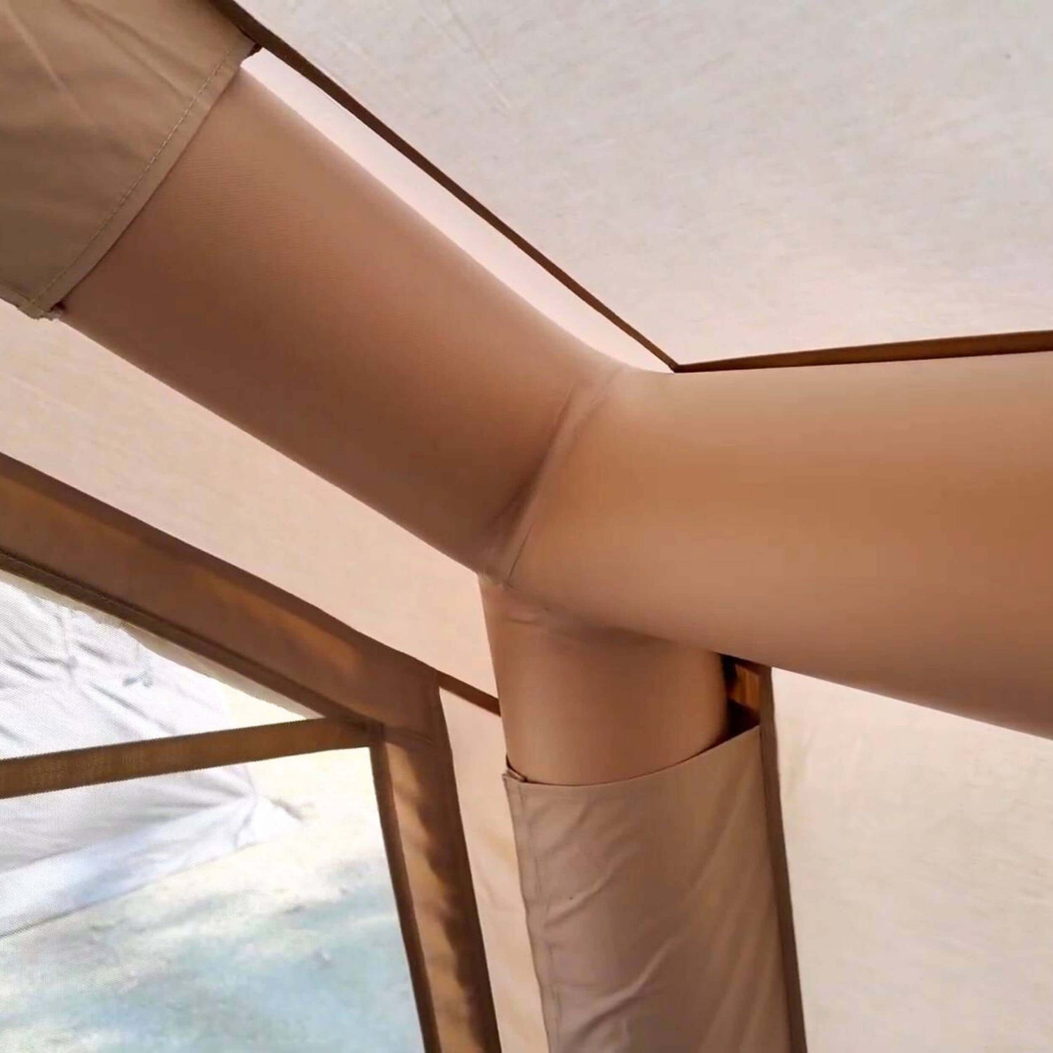 Coody 8.0 Beige Inflatable Tent House for Camping (1-4 person)