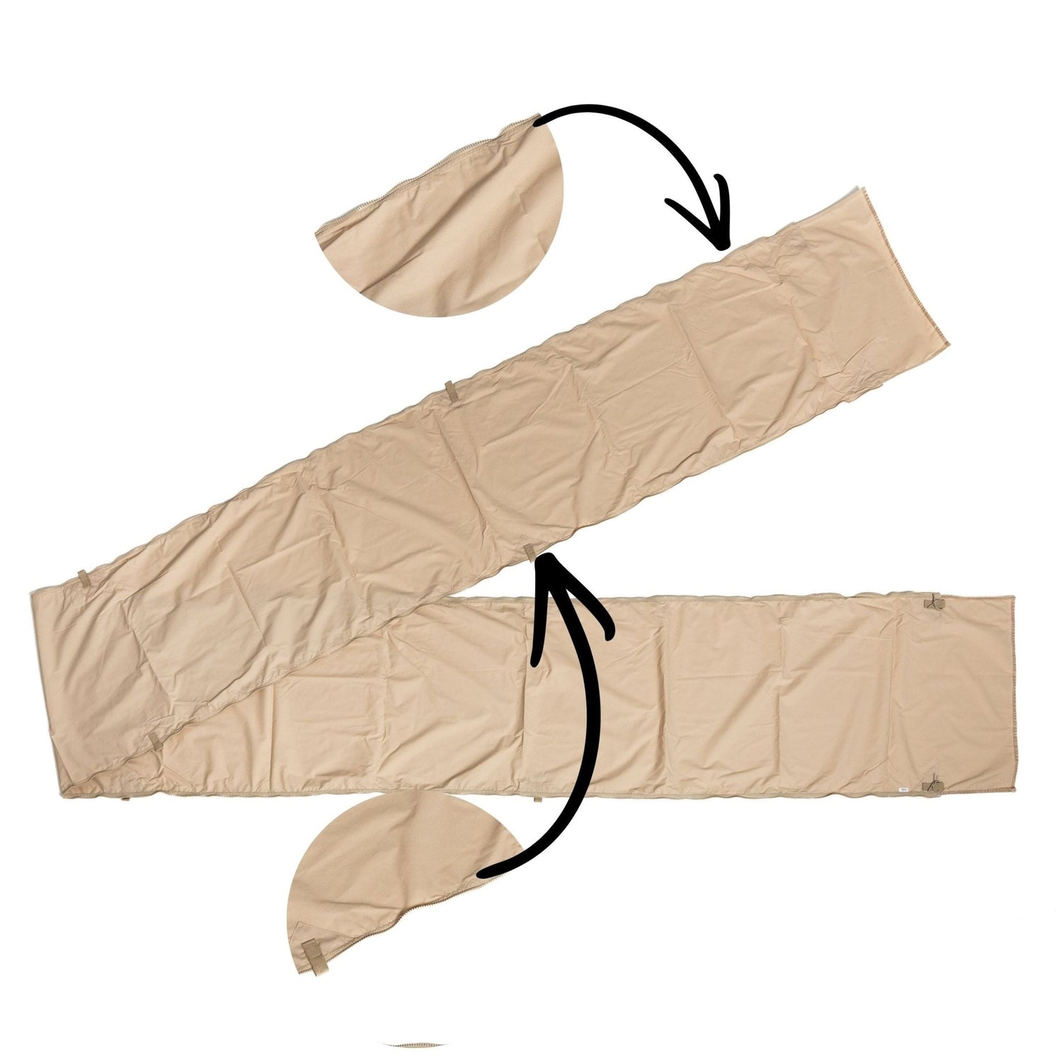 Coody Tent Connector 3.6 PRO+3.6 PRO (Beige) for 17.2 PRO, 10.0 PRO, Hub PRO