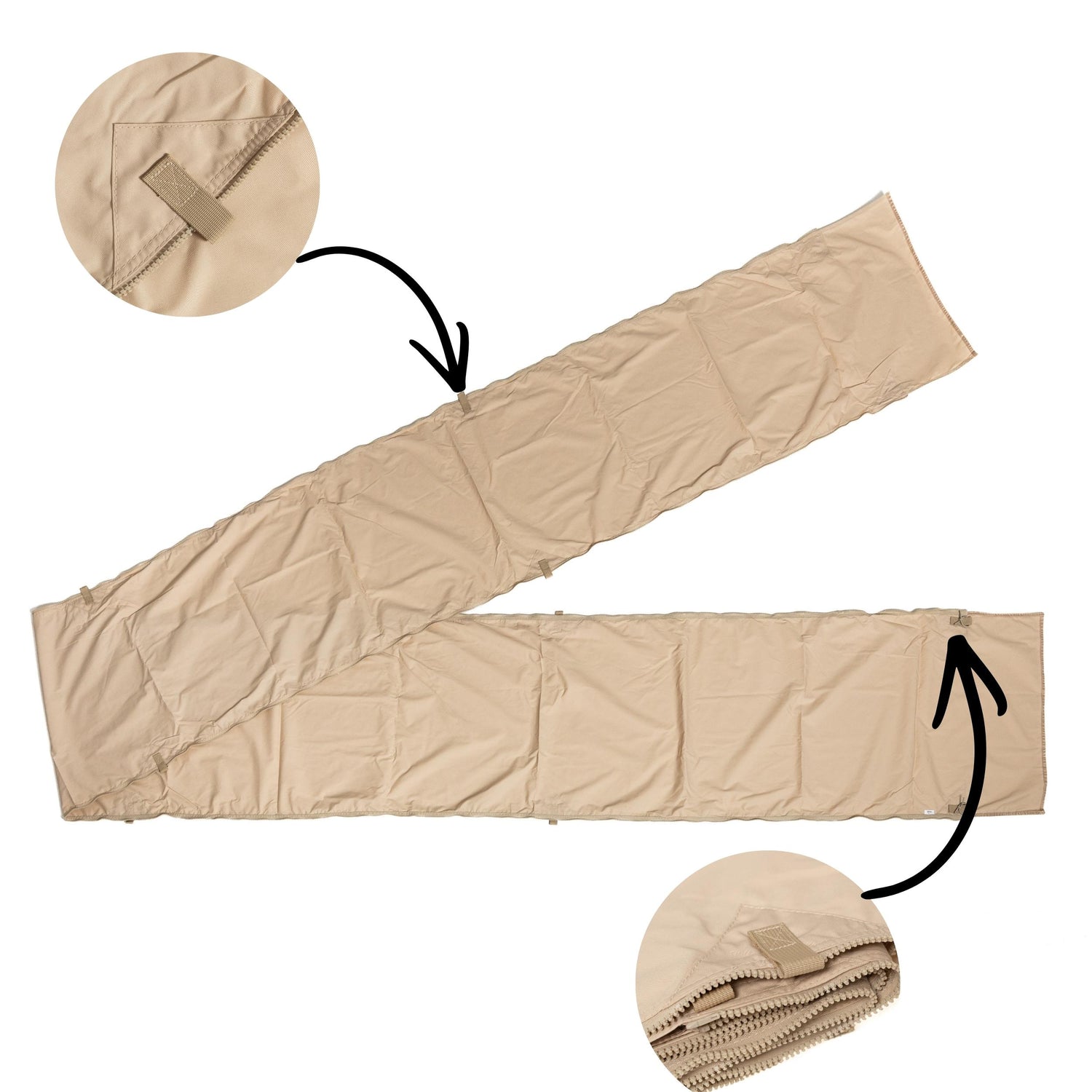 Coody Tent Connector (Beige) – for 17.2, 13.6, Hub, 10.0