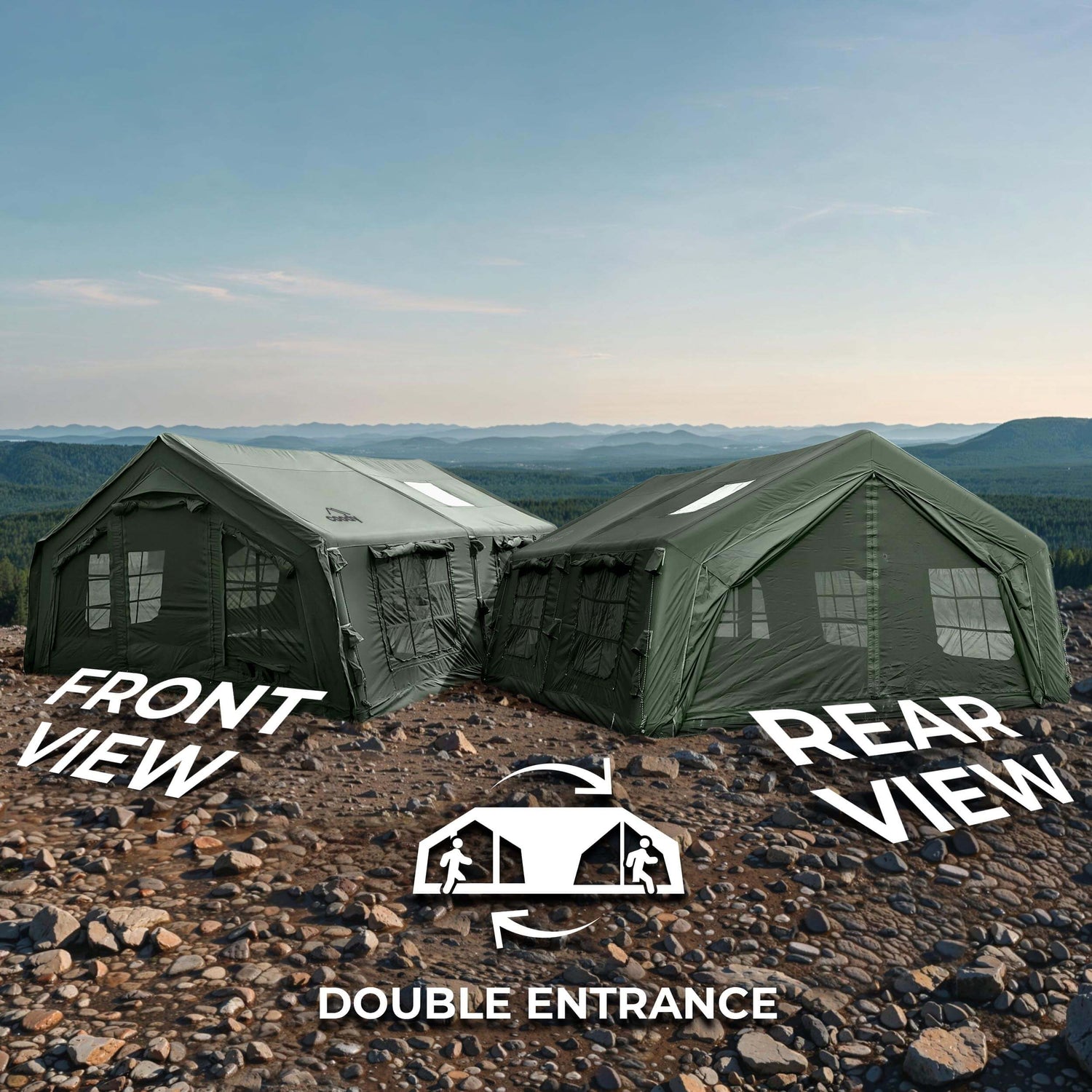 coody blow up tent 17.2