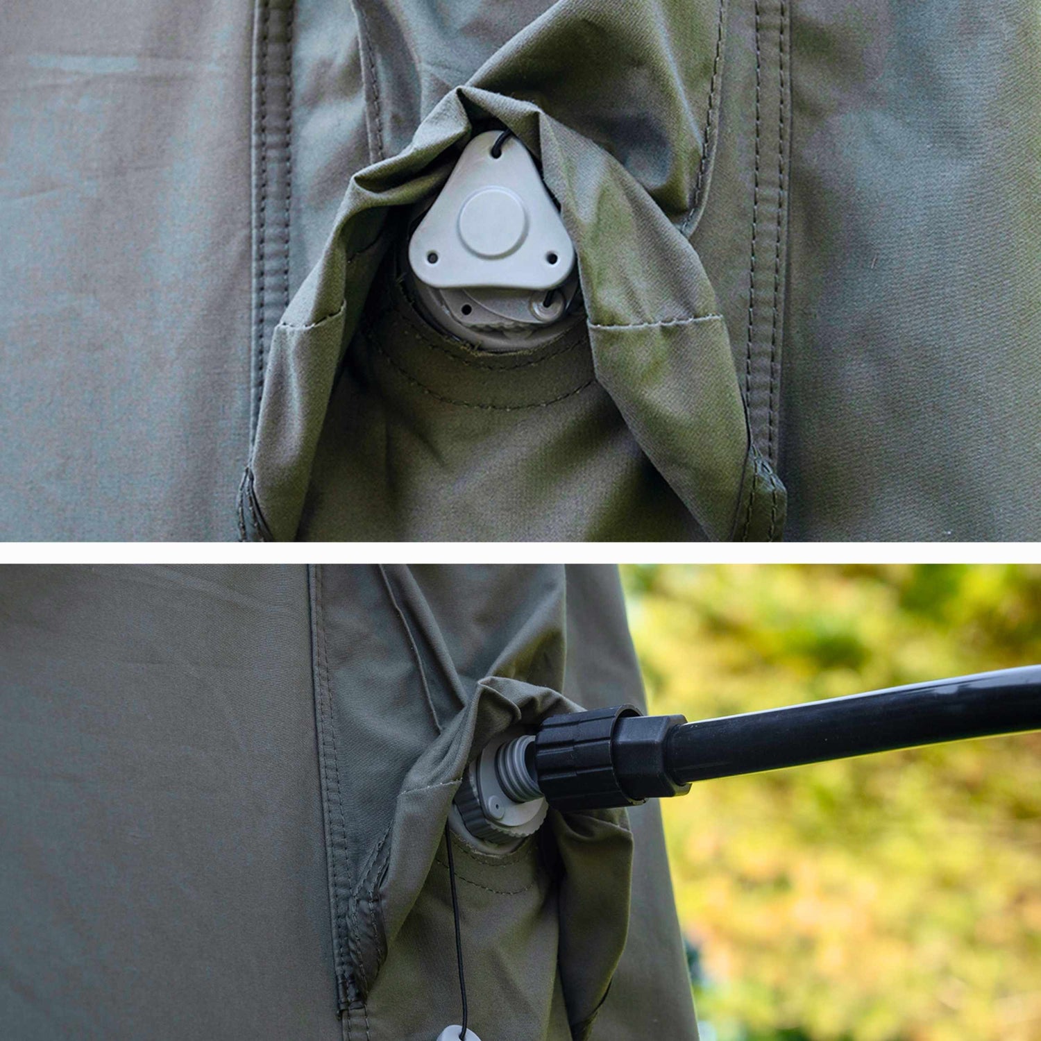 Coody Familia AirTent 17.2 Pro Forest Green- Inflatable Tent for Camping (2-10 Person) - RBM Outdoors