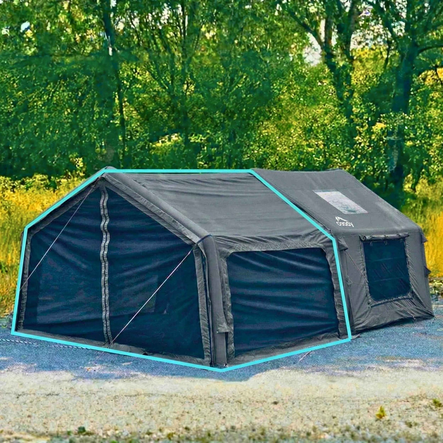 Coody AirTarp Gray - Inflatable Canopy for Tent 8.0