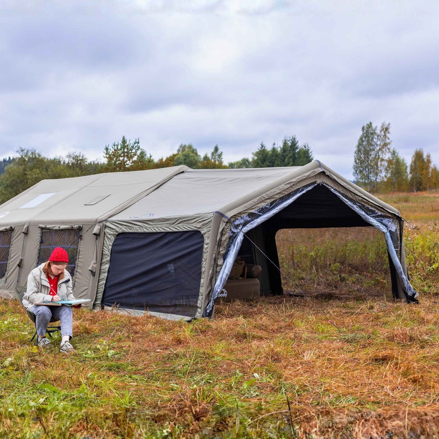 Coody AirTarp Forest Green - Inflatable Canopy for Tent 17.2, 13.6, Hub, 10.0 - RBM Outdoors