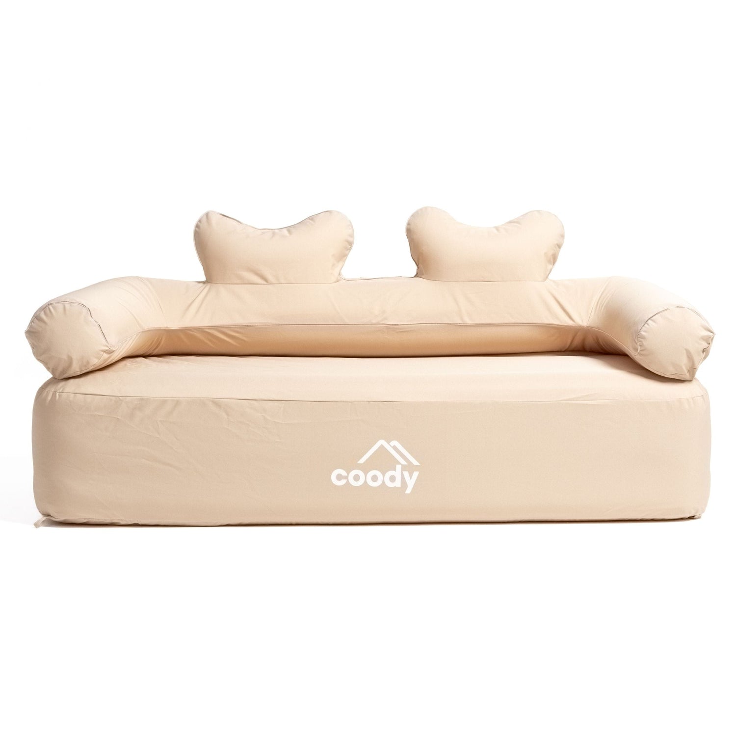 Lightweight inflatable outdoor lounge sofa with LED lighting