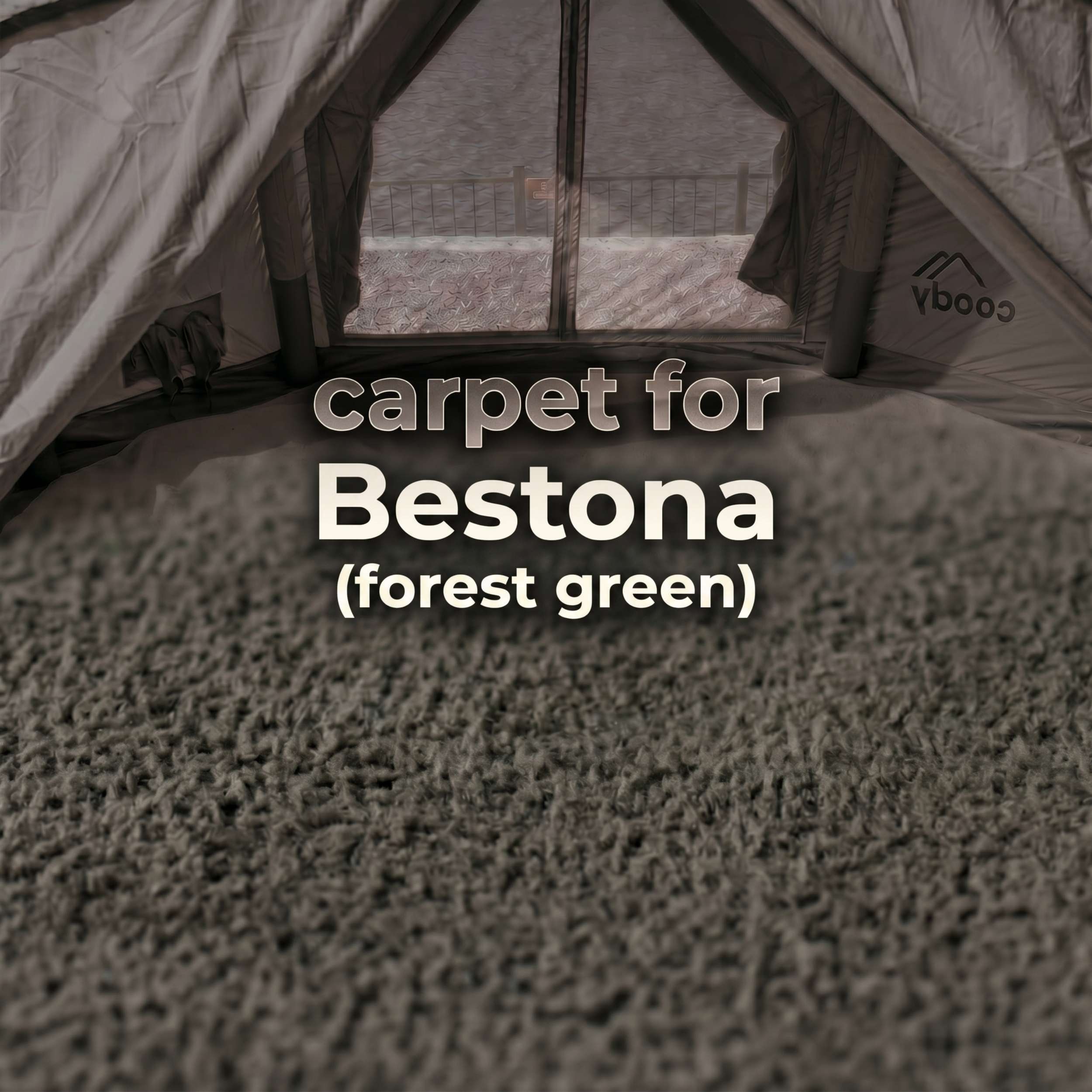 Coody Bestona Carpet Forest Green | Insulated Floor | RBM Outdoors