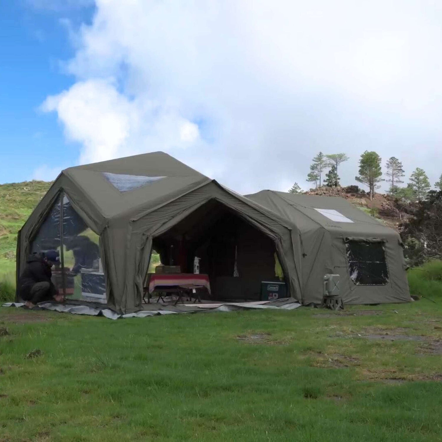 Coody Tent Connector (Forest Green) – for 17.2, 13.6, Hub, 10.0 - RBM Outdoors