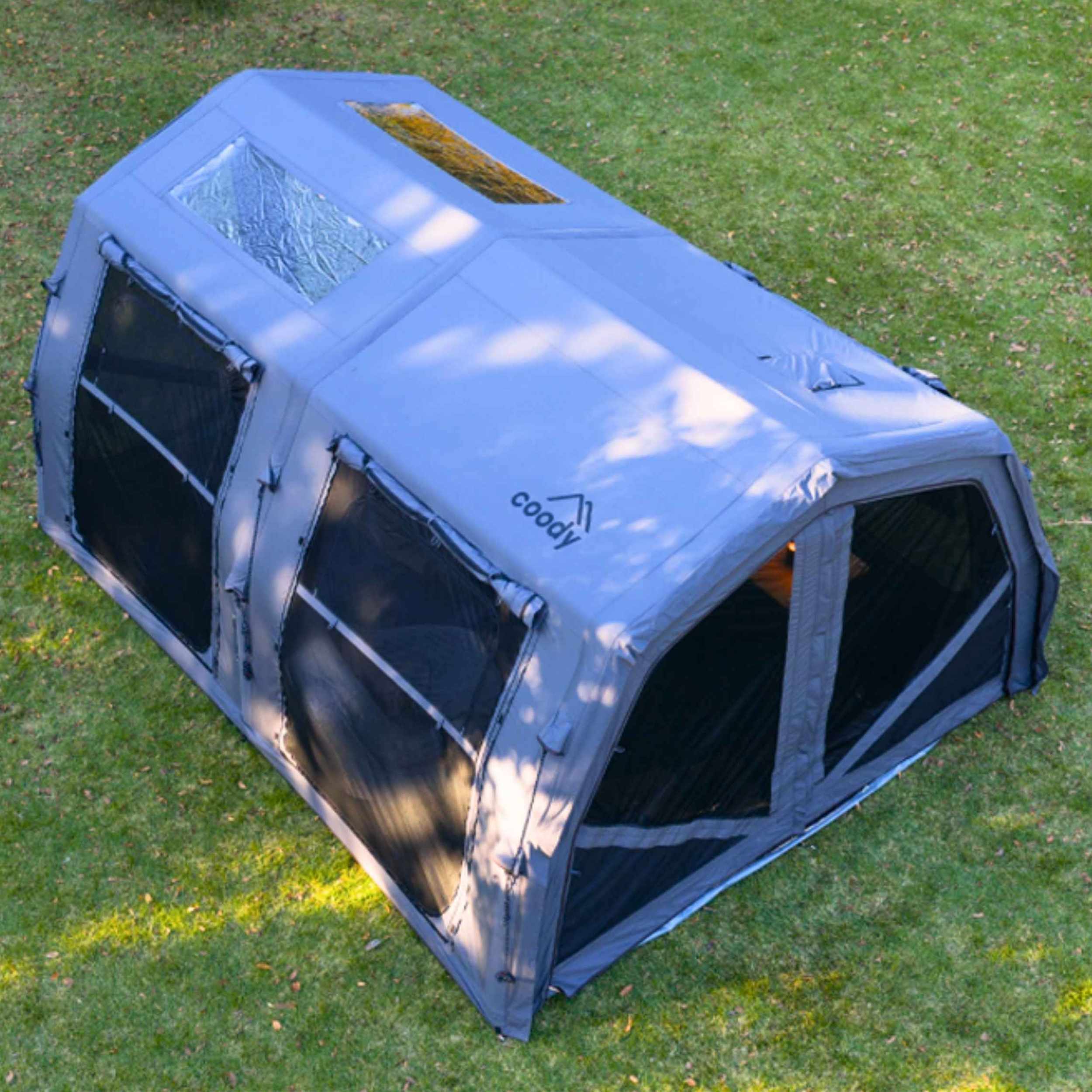Coody Familia AirTent 17.2 Pro Gray - Inflatable Tent for Camping