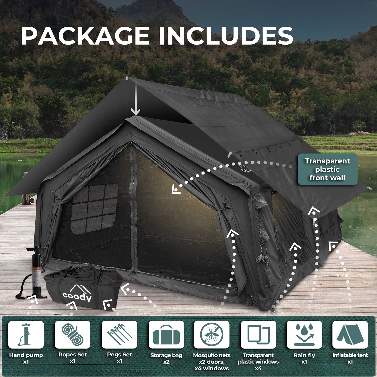 coody 17.2 pro tent