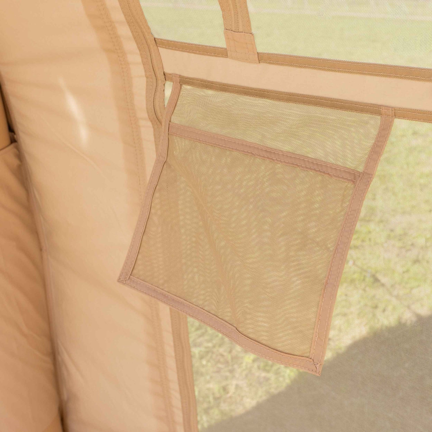 Tienda inflable Coody Familia AirTent 17.2 Pro Beige para acampar (2-10 personas)