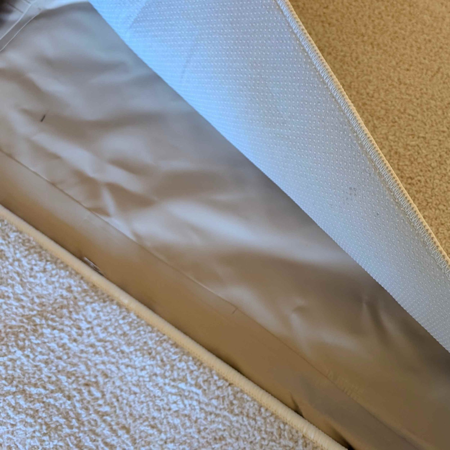 Thick insulated camping floor mat for inflatable dome shelter