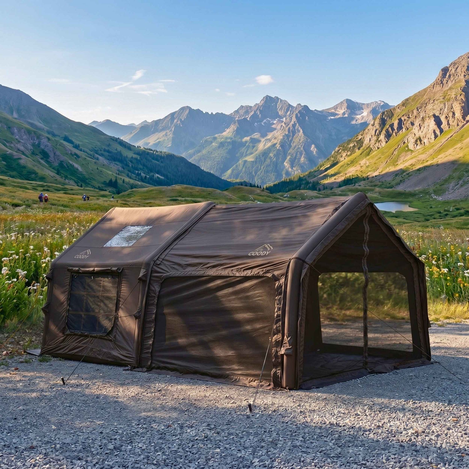 Coody AirTarp Black - Inflatable Canopy for Tent 8.0