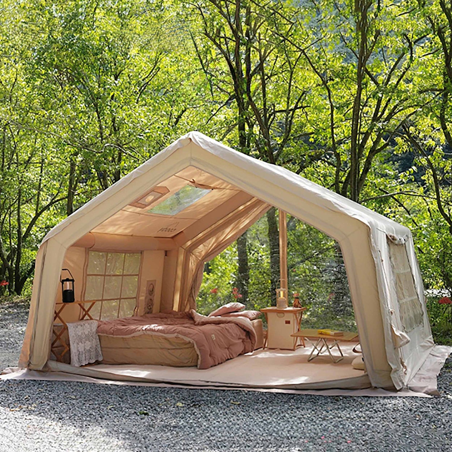 Coody 10.0 Beige Inflatable Tent for Camping (2-4 person) - RBM Outdoors