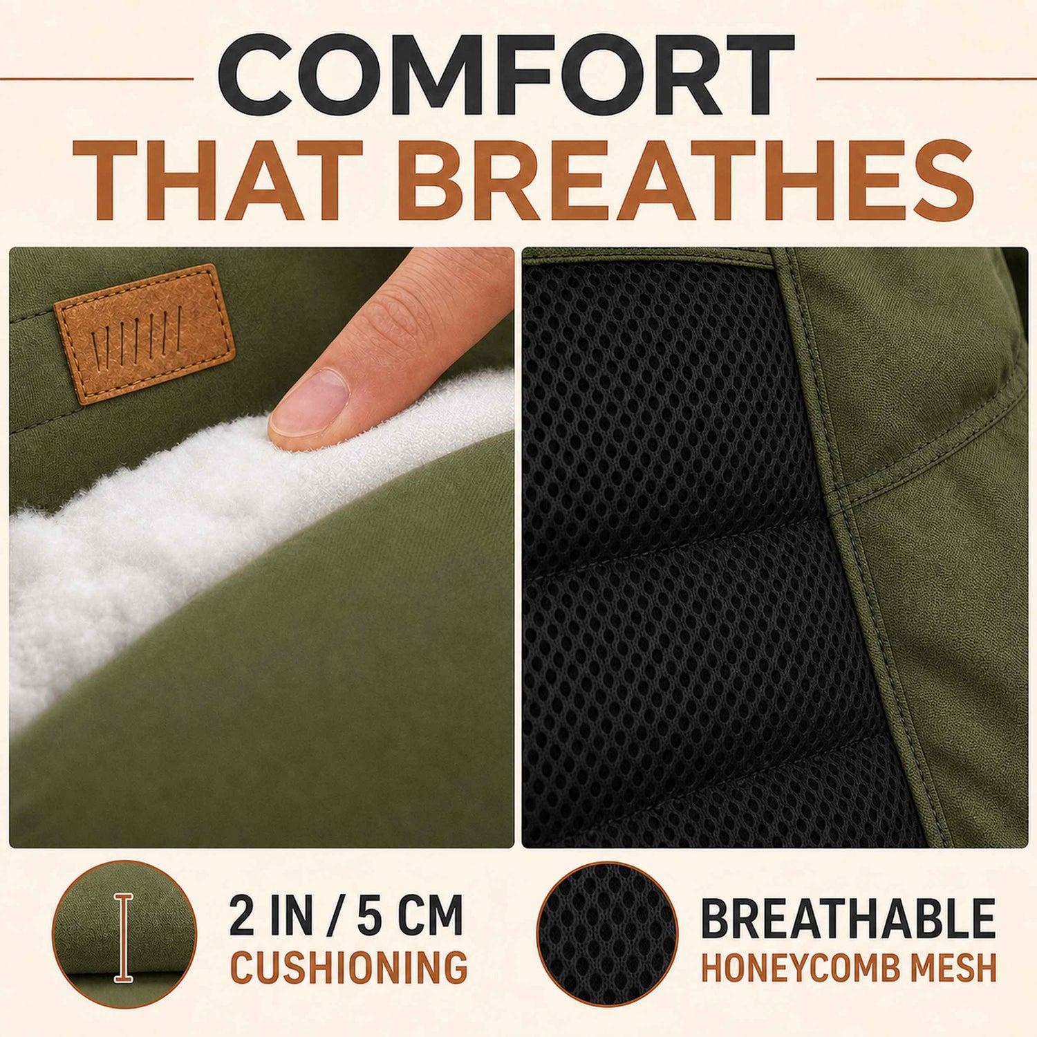 Coody Ouke Padded Camping Chair – Green