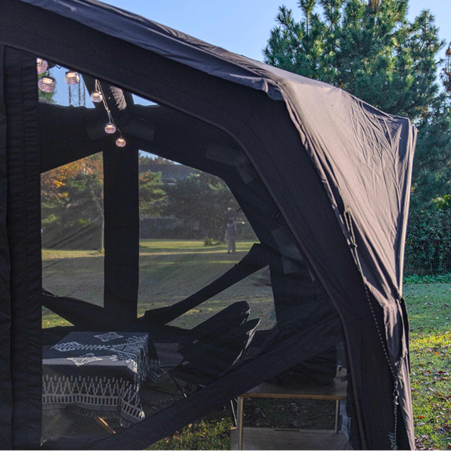 Coody Hub Pro Black - Inflatable Tent for Camping (2-6 Person)