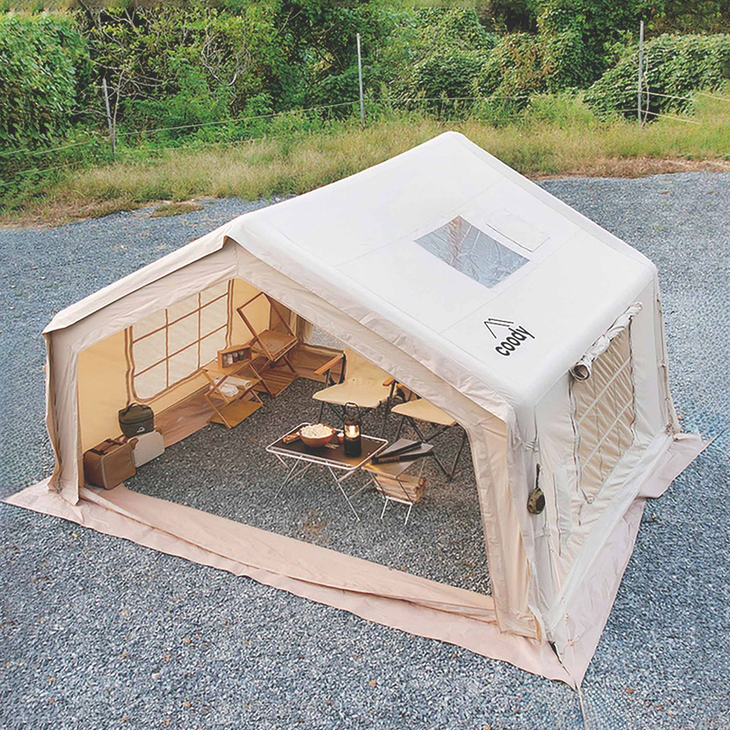 Coody 10.0 Beige modular camping kit with moisture barrier protection