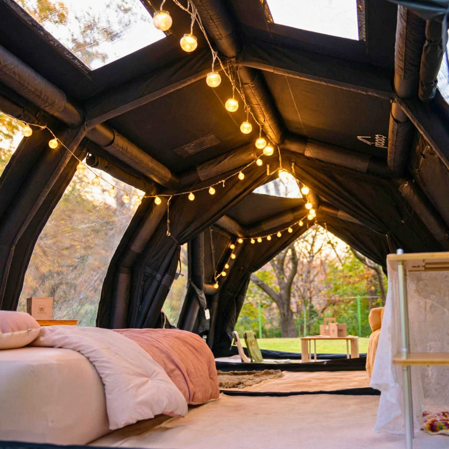 Coody Familia AirTent 17.2 Pro Black - Inflatable Tent for Camping (2-10 Person) - RBM Outdoors