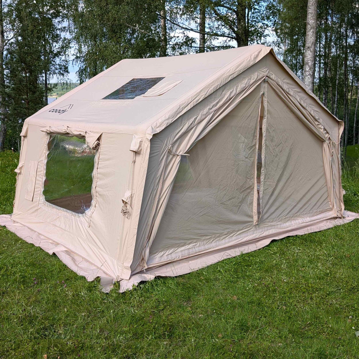 Coody 10.0 Beige Inflatable Tent for Camping (2-4 person) - RBM Outdoors