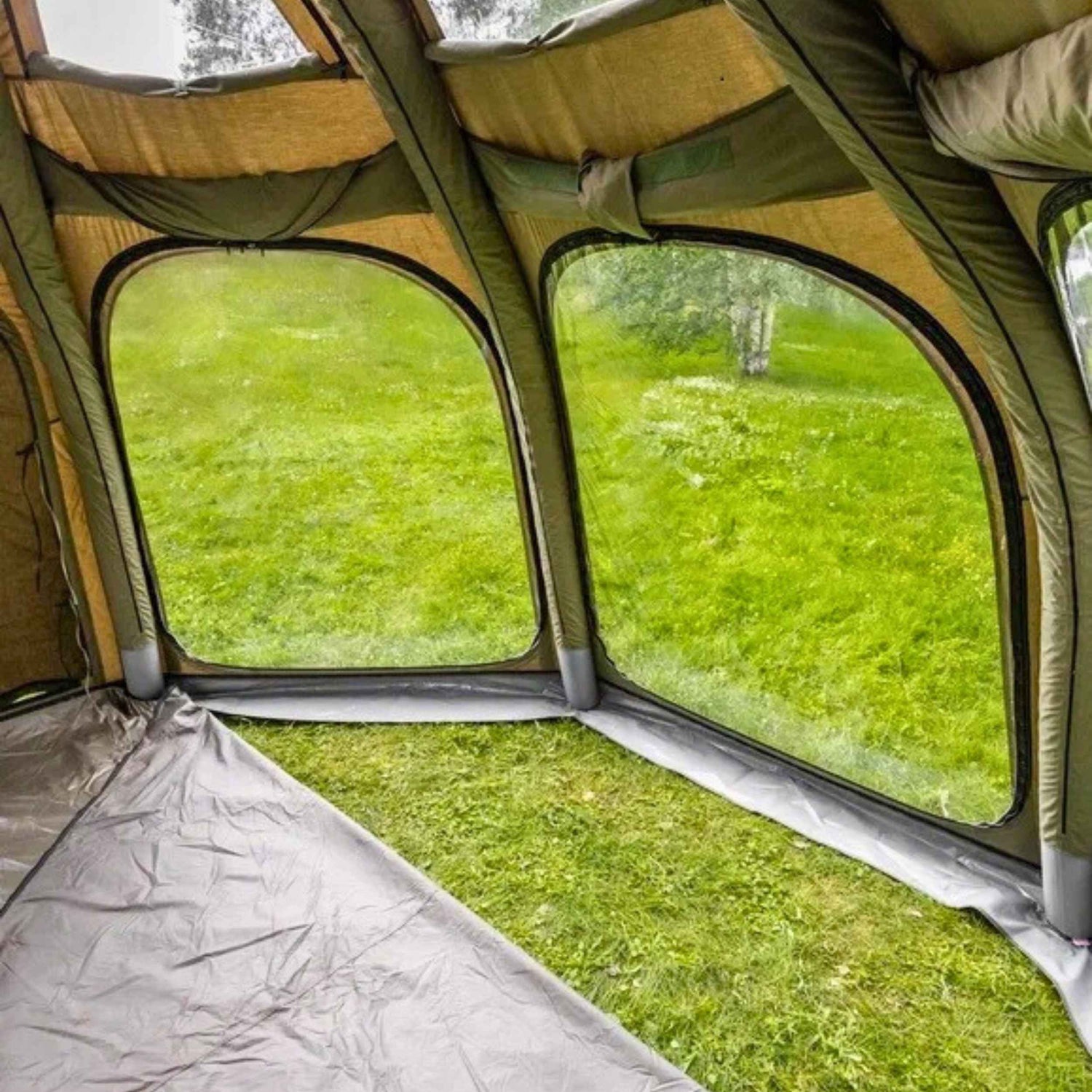 Coody Aurora Dome | RBM Outdoors Inflatable tent Octopus Forest Green for 2-4 person