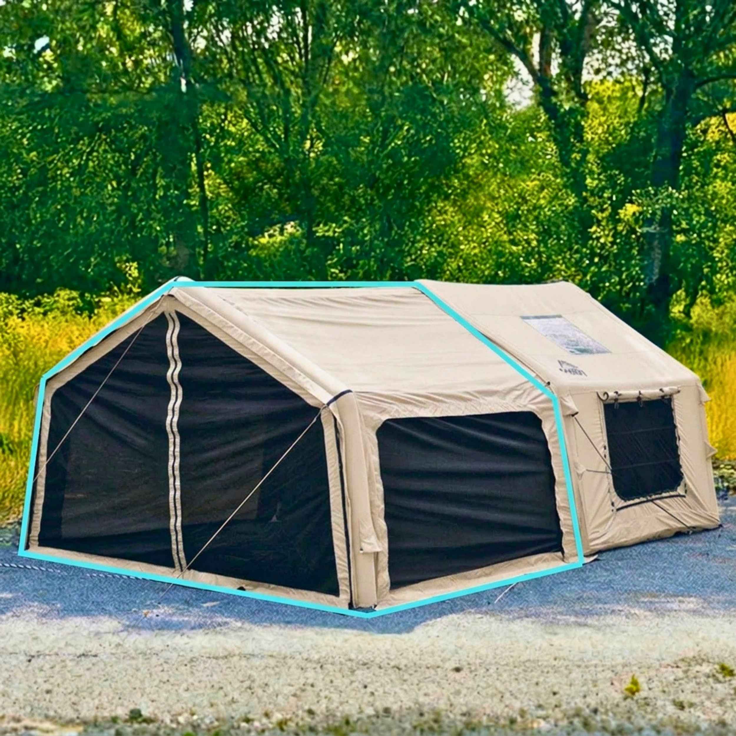Coody AirTarp Inflatable Canopy Extension for 8.0 AirTent – Beige