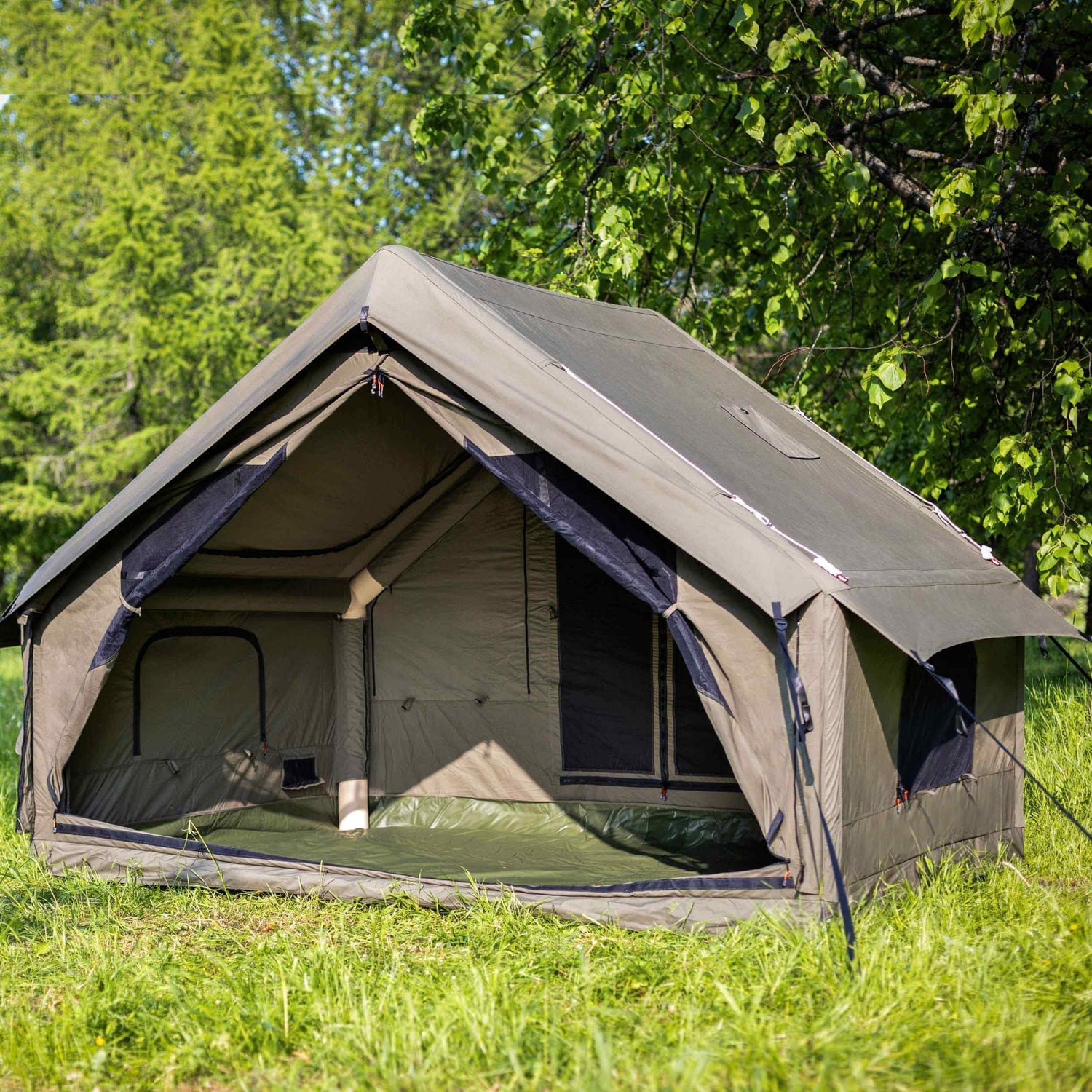 Waterproof blow up tent for 1-4 person camping trips