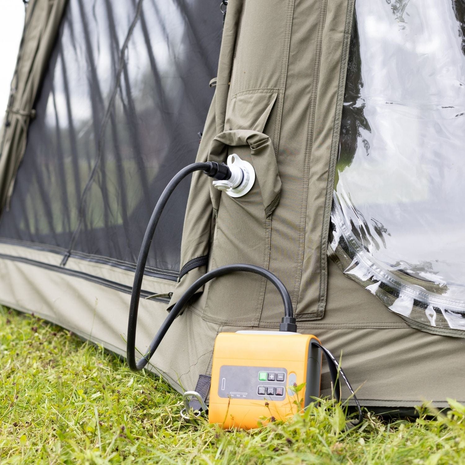 High pressure electric air pump for blow up tent and air mattress