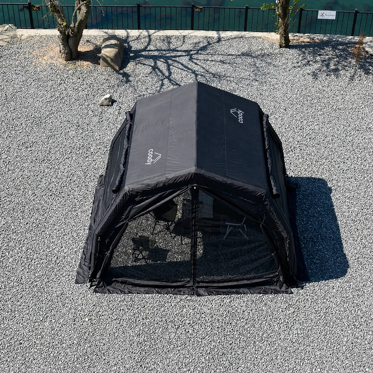 air tarps Coody AirTarp Pro Inflatable Canopy for 17.2 Pro, 10.0 Pro & Hub Pro merged_product Open the Flatbed Sliding Größe:54 TCM Crystal Gear Shift