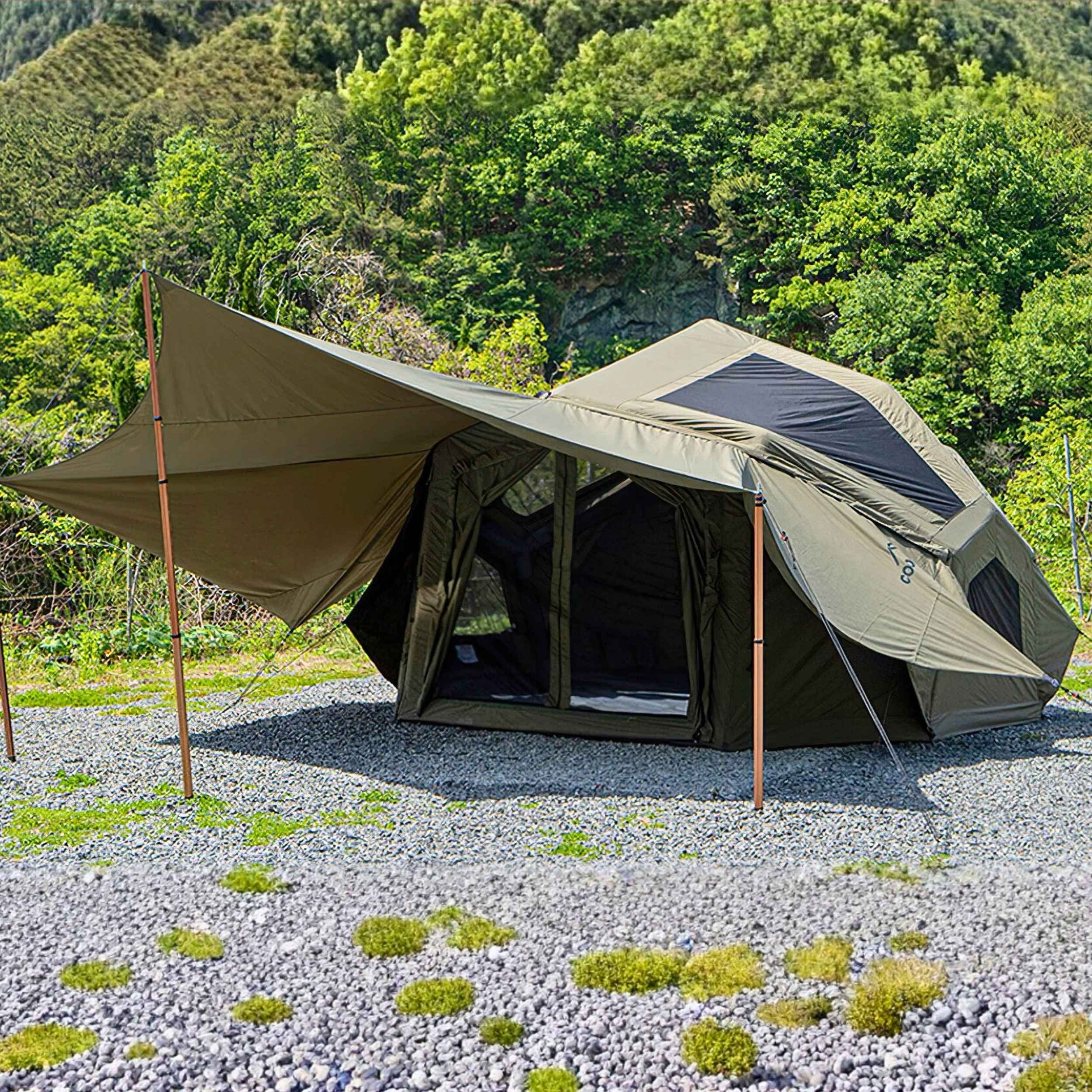 altitude tent amazon Bestona Forest Green Inflatable Tent | 2–4 Person