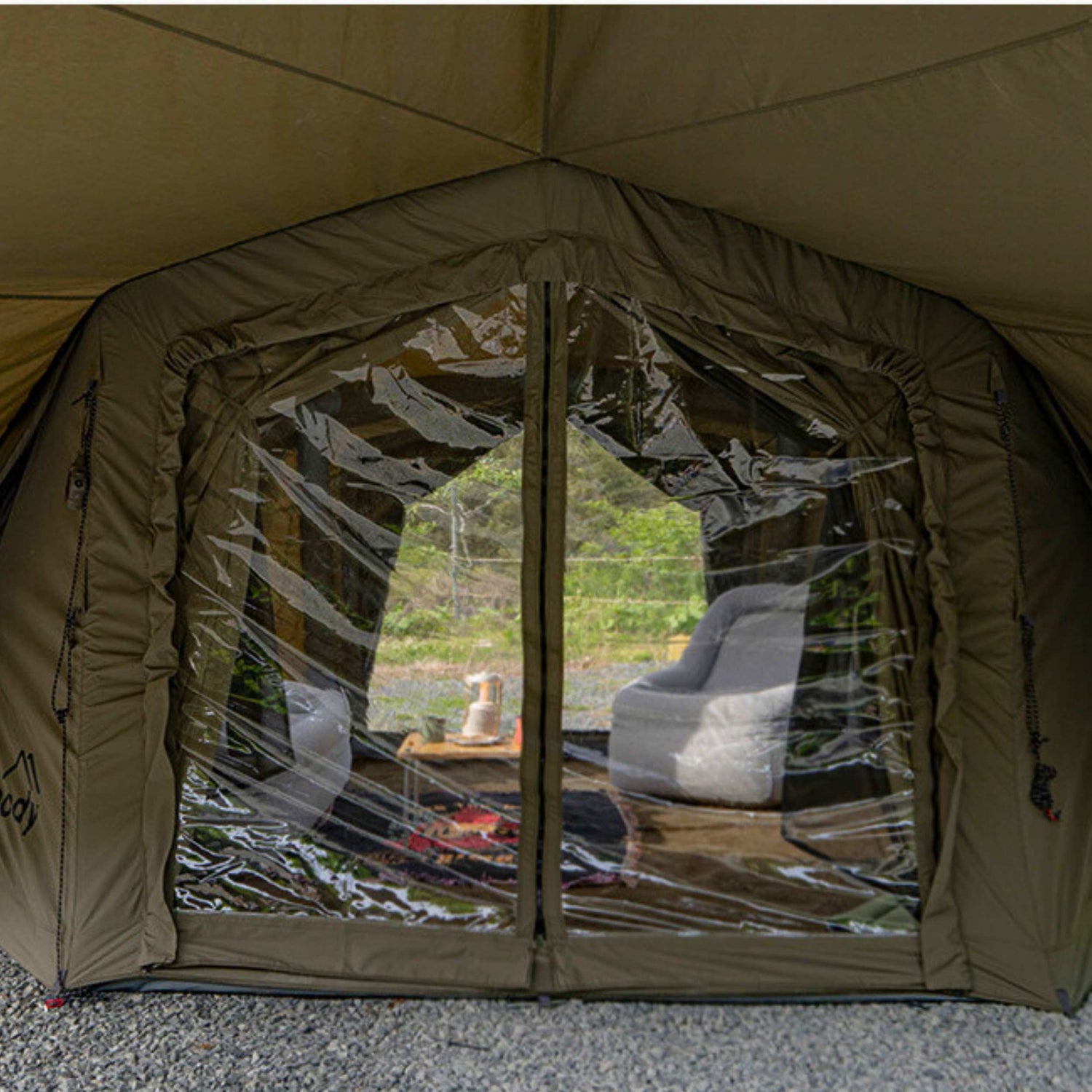 Coody Bestona air beam tent with dome structure for multi season camping
