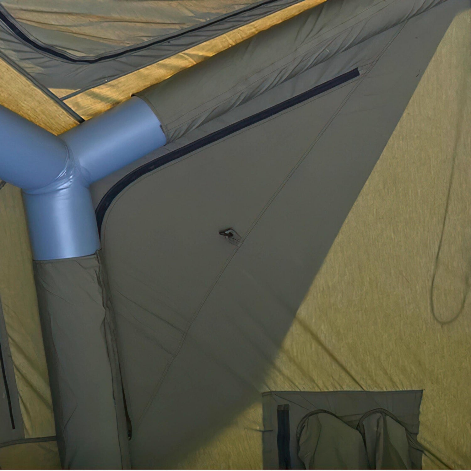 High end inflatable camping lodge tent for luxury outdoor living