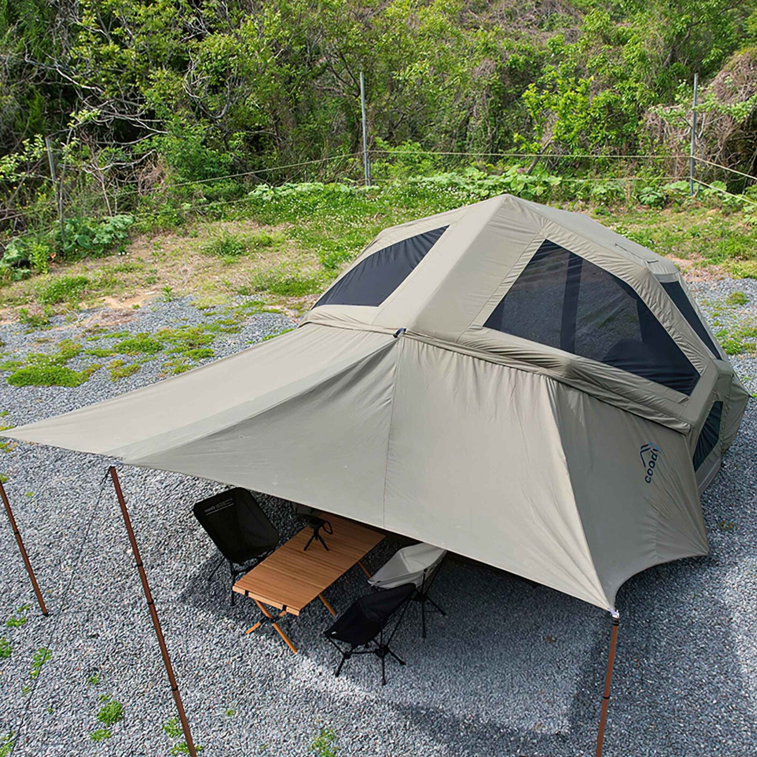 Coody Bestona premium inflatable camping tent for extended glamping stays