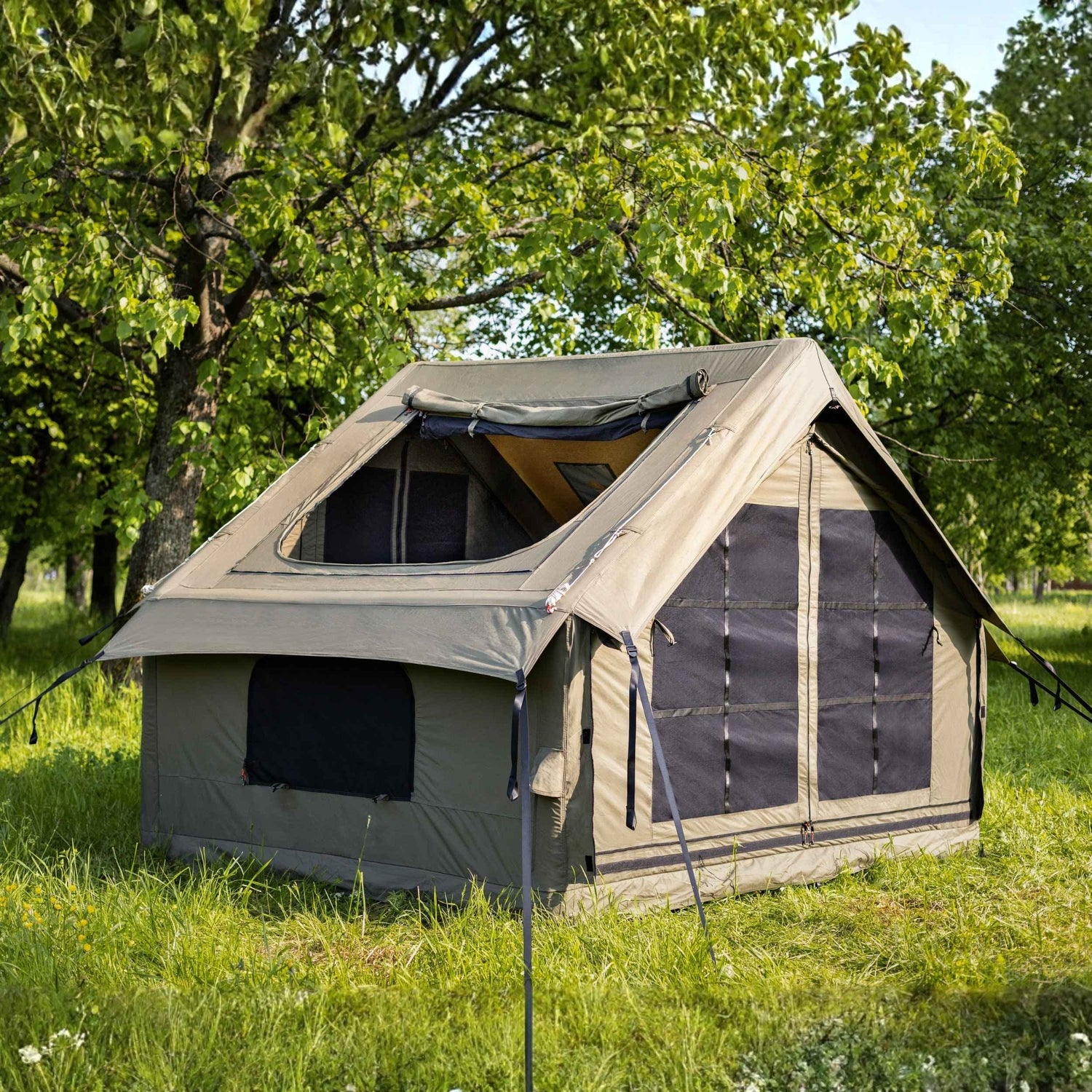 RBM Panda Air Medium Forest Green small inflatable camping tent