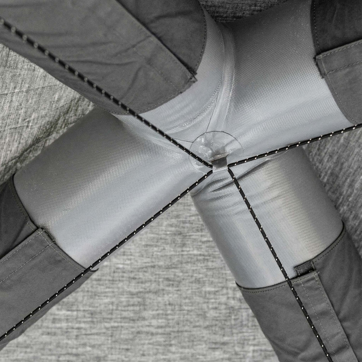 Coody Hub modular blow up tent made from breathable cotton fabric