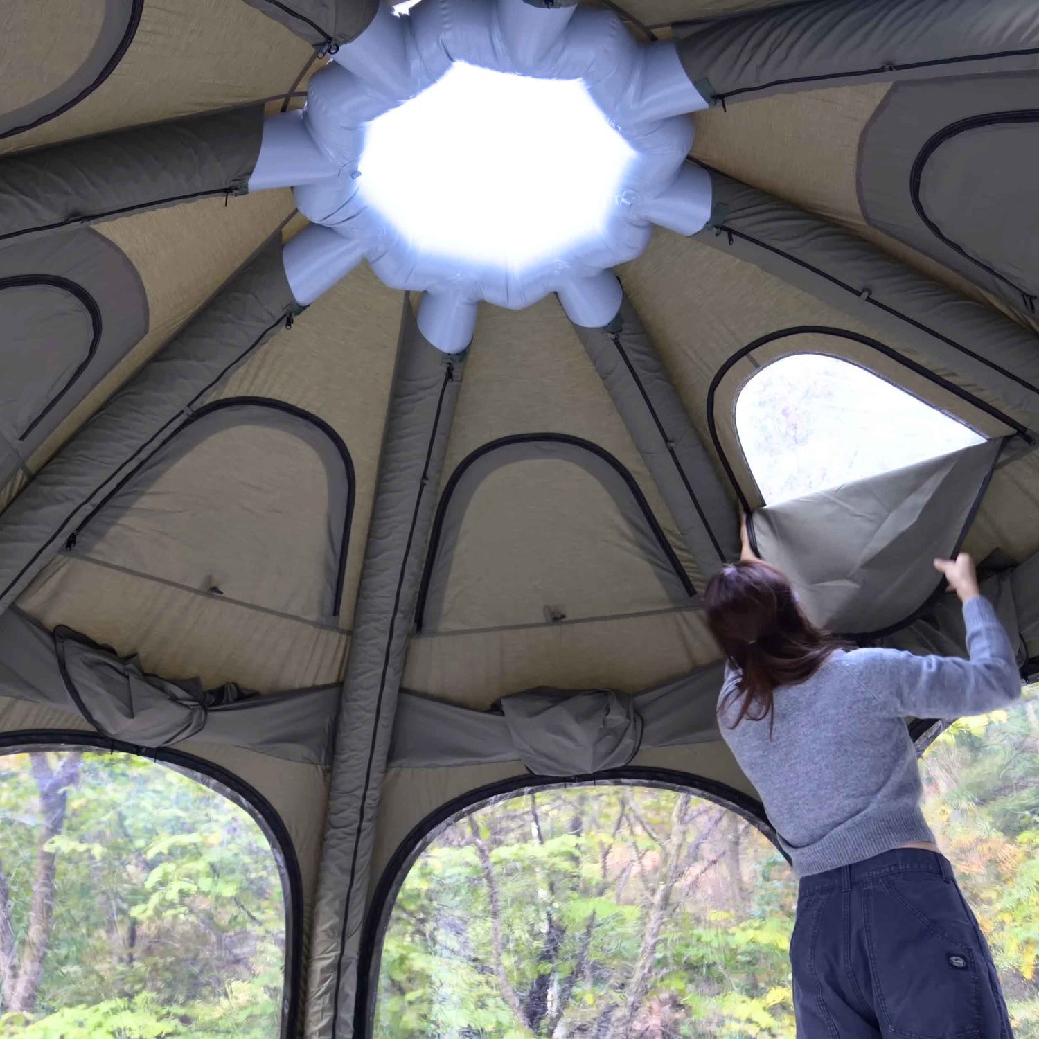 Coody Aurora Dome four season air tent for family camping