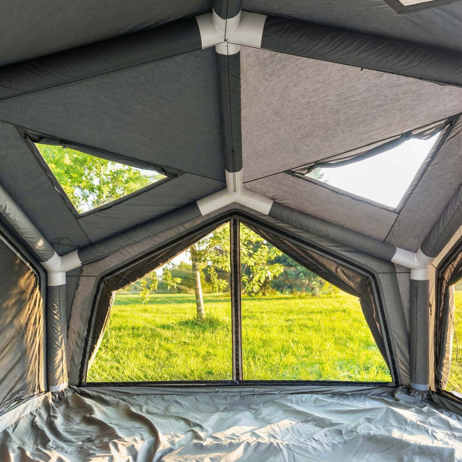 Coody | RBM Hub Shelter Inflatable Tent for 2-6 Person (Gray)