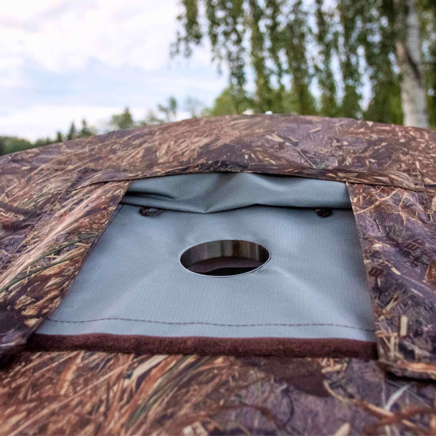 RBM All-Seasons tent Hexagon for 2-9 person + Wood Stove Caminus M + Three-Layer Floor - RBM Outdoors