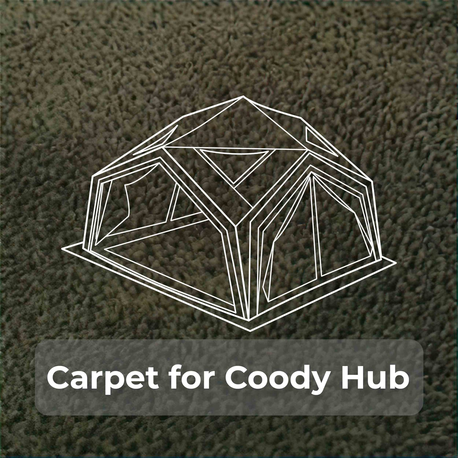 Coody Hub insulated carpet floor mat for inflatable airtent interior
